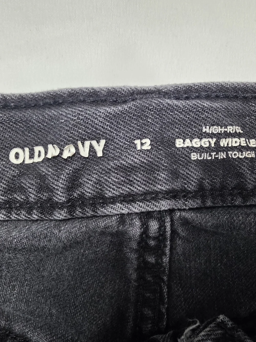 Old Navy Black Bootcut Cargo Jeans